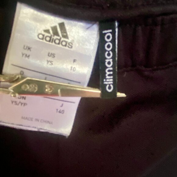 Adidas Climacool Boys Track Bottoms, Black with Blue Accents, Size S. - Picture 13 of 13